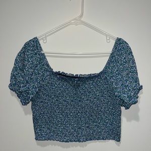 Aerie Cropped Blouse